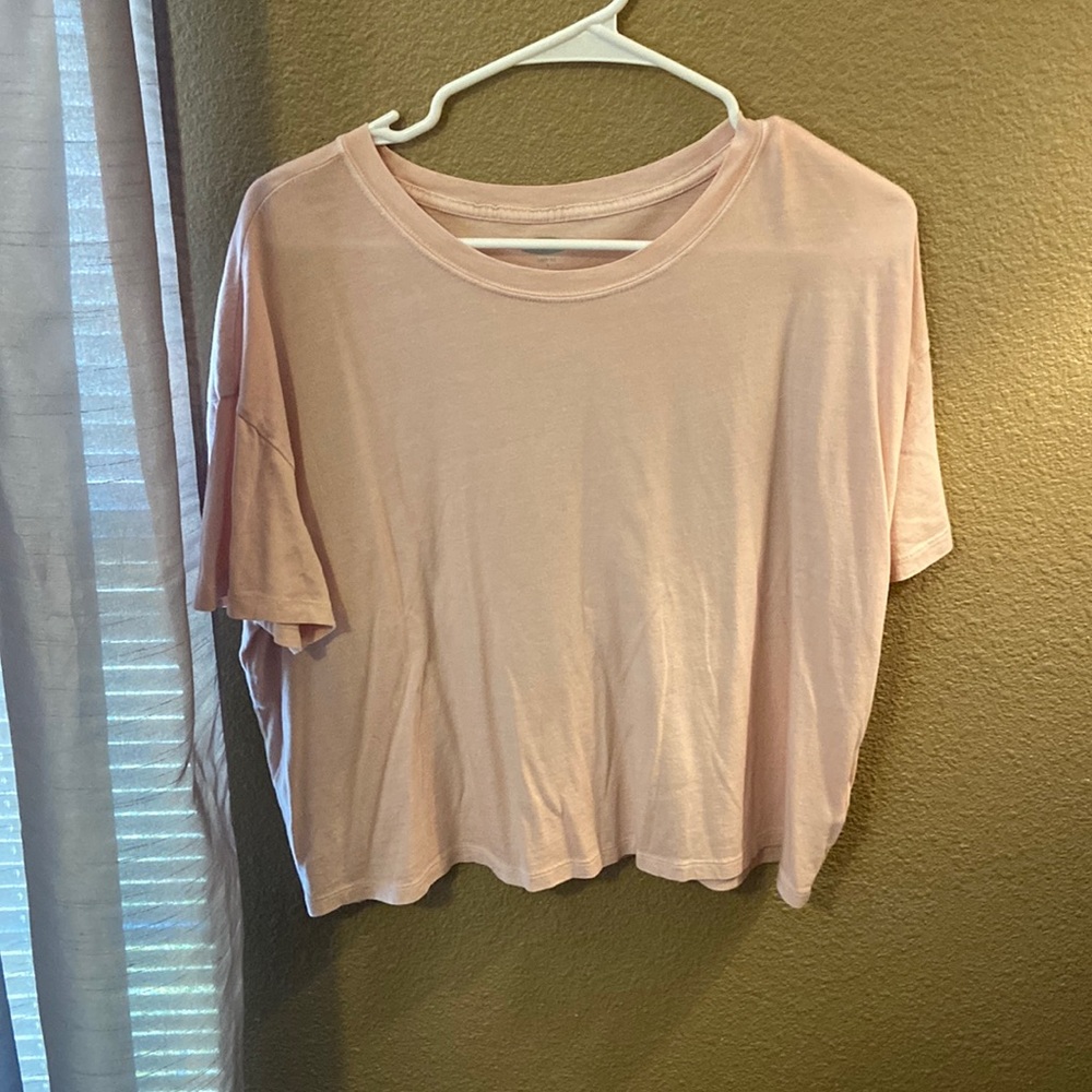 Pink Crop Tee